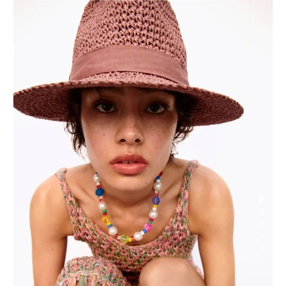 Zara | Accessories | Salezara Hat With Bandsale | Poshmark